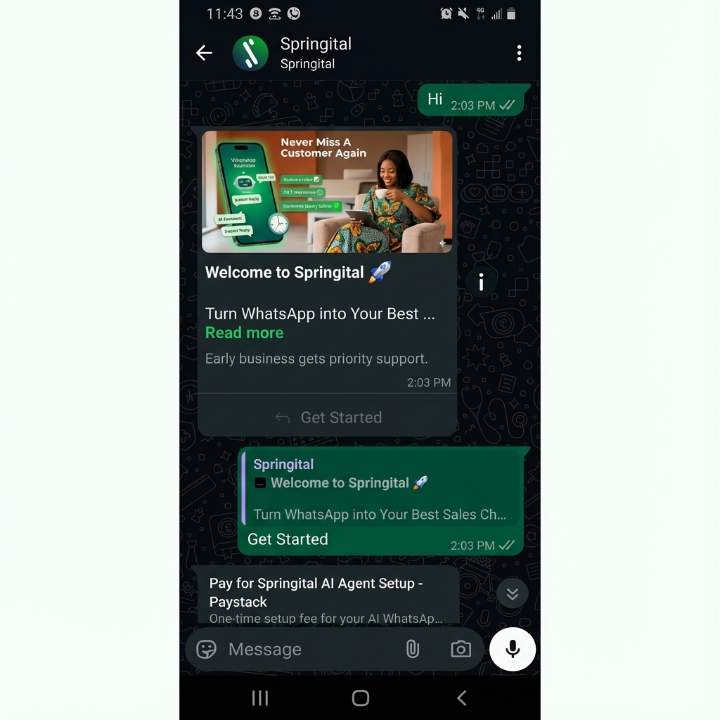 WhatsApp AI Agent Demo